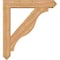 Ekena Millwork Funston Arts and Crafts Smooth Bracket w/ Offset Brace, Western Red Cedar, 7 1/2"W x 40"D x 44"H BKT0806X40X44FST03SWR - alternate 4